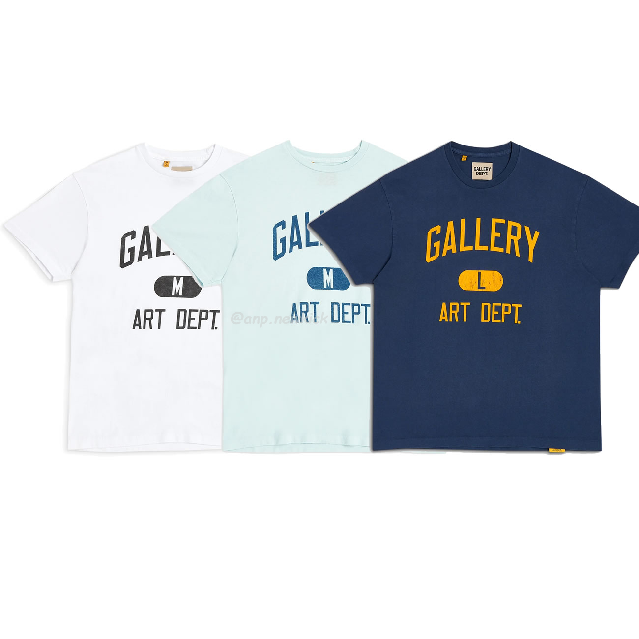 Gallery Dept Logo Printed Cotton T Shirt (1) - newkick.cc